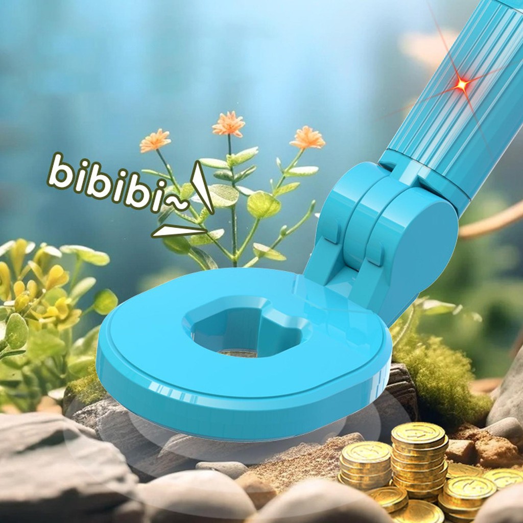 Máy dò kim loại trẻ em Có thể gập lại Truy tìm kho báu Đồ chơi giáo dục Máy dò kim loại đa năng Máy dò kim loại trẻ em