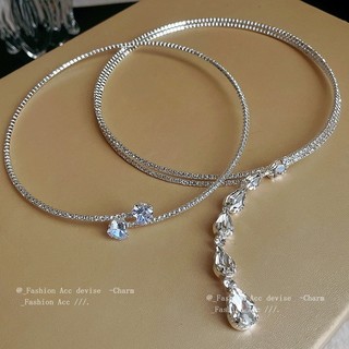 Dây chuyền zircon thời trang, thiết kế tối giản, phù hợp khí chất thanh lịch