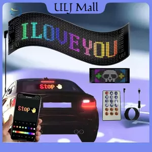 Bảng điều khiển ma trận LED ULJ USB 5V Màn hình hiển thị Pixel LED linh hoạt RGB Graffiti Họa tiết tin nhắn Ứng dụng hiển thị cho ô tô / cửa hàng / biển hiệu.