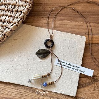 1PC Mới Trung Quốc Áo Len Dài Vòng Cổ Nữ Hai Lớp Retro Phong Cách Dân Tộc Lông Vũ Ngôi Sao Vòng Cổ