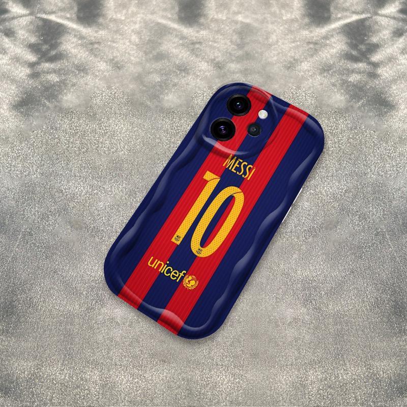 Vỏ Silicon Hoạt Hình Cho OPPO Reno Reno 14 15 Pro Mini 15F 14F 13F 3D Vỏ Điện Thoại Mềm TPU NO.10 Bóng Đá World Cup Messi Ốp Lưng Chống Sốc