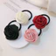 Pháp Satin Hoa Hồng Dây Buộc Tóc Đuôi Ngựa Dây Buộc Tóc Tính Khí Ngọt Ngào Cá Tính Retro Cao Cấp Cao Cấp Dây Buộc Tóc Phụ Kiện Tóc