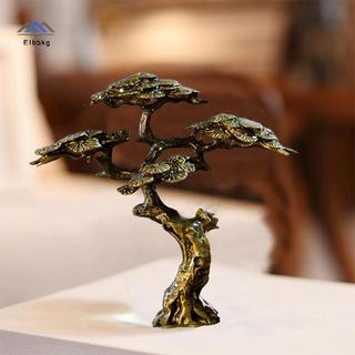 ELBBKG Mini Wee Thông Thu Nhỏ Tượng Đồng Nhỏ Giả Cây Trang Trí Cho Tượng Thu Nhỏ Trang Trí Cảnh Quan Mới