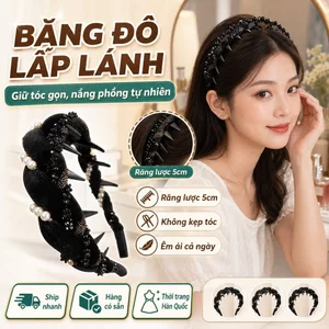 ⚡Ship Nhanh⚡Đỉnh cao đá lấp lánh băng đô nữ thời trang | Rửa mặt cần thiết băng đô | Không khí Hàn Quốc băng đô