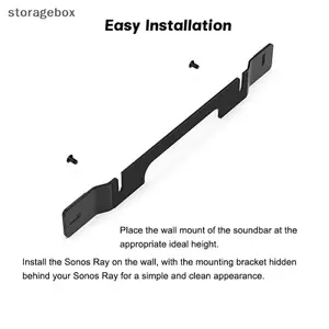 Soundbar Treo Tường Braet Phong Cách Nổi Gắn Braet Phụ Kiện Cho Sonos Ray Soundbar Gắn Tường Dưới TV Đẹp