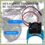 Cho A959-B 144001 124019 Vỏ tản nhiệt động cơ hợp kim nhôm RC ô tô có quạt làm mát cho động cơ 540 550 3650, 1