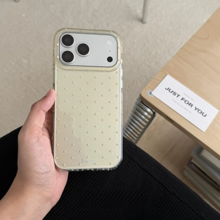 Ốp Điện Thoại Silicon Hai Lớp Màu Tím Lãng Mạn Hàn Quốc Cho iPhone 17Promax 17Pro 14 15 16 Pro Max 13 Vỏ Di Động Nữ Chống Sốc