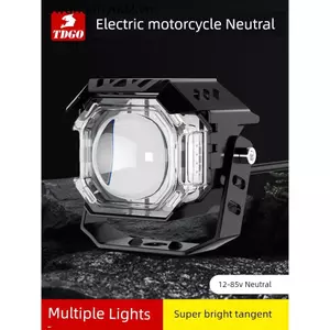 Đèn Xe Máy Đèn Pha led Siêu Sáng Xe Điện Ống Kính Bên Ngoài Đèn Mạnh Đèn Pha Bàn Đạp Khoảng Cách Lái Xe Và Gần Đèn Pha