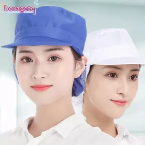Mũ đầu bếp BORAGETE Bếp Nướng Nấu ăn Mũ lưới vệ sinh