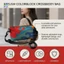 Túi đeo chéo Colorblock dành cho nữ Túi đeo vai nhẹ dung tích lớn để sử dụng hàng ngày