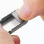 Trong Kho Thép Không Gỉ Mini Có Thể Gập Lại Nail Clipper Với Keyring & Kéo Cod