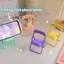 MAKY Mini Hình Ghế Điện Thoại Di Động Di Động Dễ Thương Nhiều Màu Sắc Có Thể Điều Chỉnh Ghế Gấp Lười Điện Thoại Để Bàn Giá Đỡ Điện Thoại Di Động VN