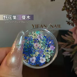 Ooolala Henna Chất Liệu Hỗn Hợp Monet Vườn Tinh Tế Năm Cánh Chất Liệu Hoa Trang Trí Hoa Nhỏ Hoa Móng Tay Trang Sức