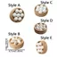 QEARY Dim Sum Nam châm tủ lạnh, Nam châm tủ lạnh bánh bao bằng nhựa, In 3D sáng tạo Nhãn DIY Trang trí tủ lạnh nhà bếp thực tế