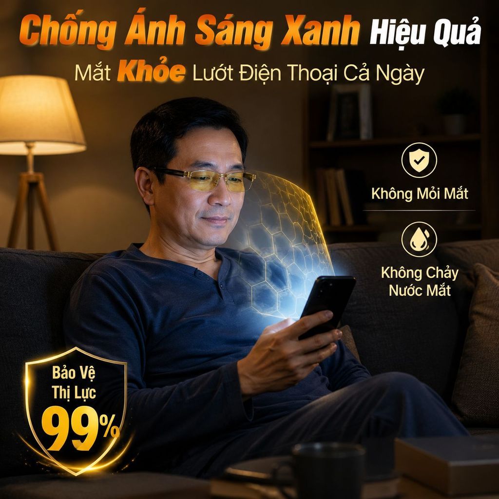 ⚡Kính lão đa tiêu cự thông minh đổi màu | Kính đọc sách tự động chống ánh sáng xanh| Kính lão cao cấp tròng HD chống lóa