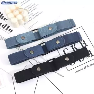 Thắt lưng không dây Bluelover Bule cho quần jean, Thắt lưng co giãn không Bule cho nữ / nam giới, không có thắt lưng mới