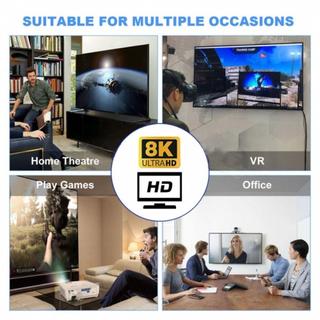 Tredding491 Mini / Micro HD sang HDMI Bộ chuyển đổi HDTV UHD 90 độ Nam sang Nữ tương thích