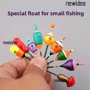 Phao câu cá mini NEWIDEA, Phao câu cá tay nghề siêu mịn cỡ nhỏ, Phụ kiện Thiết kế đa năng Phao hai năng Câu cá nước ngọt