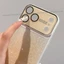 Vỏ máy ảnh Acrylic lấp lánh Vỏ điện thoại cho iPhone 17 Pro Max 16 15 14 Vỏ bảo vệ chống sốc