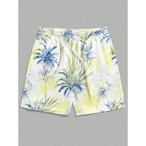 Quần short đi biển ngoài trời in 3D unisex nhanh khô thời trang giản dị