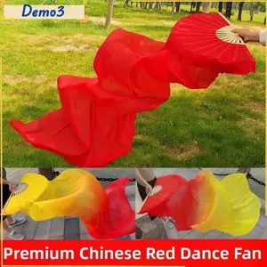 Dụng cụ khiêu vũ thực hành, Quạt khiêu vũ bụng màu Gradient dài 150cm, Bán chạy Phụ kiện khiêu vũ nhiều màu Nhảy múa vuông cho trẻ em Phụ nữ