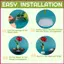 VFlower Ếch Trong Suốt Ikebana Hoa Pin Ếch Có Cốc Hút Tròn Trong Suốt Pin Ếch Cho Hoa shopidaevn