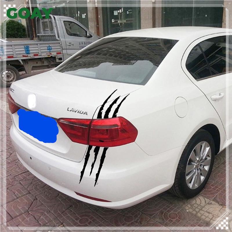 GOAY Kiểu Dáng Xe Đèn Pha Xe Cá Tính Stiers Monster Claw Trầy Xước Sọc Dấu Hiệu Đèn Pha Decal Xe Stiers Tự Động Accessorie VN