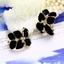 Châu Âu Mỹ Cô Dâu Bộ Trang Sức Dầu Nhỏ Giọt Trang Sức Thời Trang Camellia Vòng Cổ Bông Tai Bộ Hai Mảnh