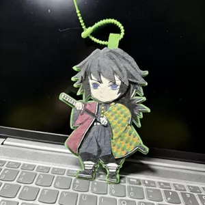 Demon Slayer Hashira Cảm Thấy Móc Khóa Anime Túi Charm Handmade Sang Trọng Mặt Dây Chuyền Chín Hashira Ba Lô Phụ Kiện Quà Tặng