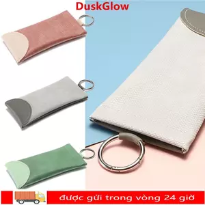 Kính râm DUSKGLOW, Kính bảo vệ Kính chống nước Túi lưu trữ, Thời trang tự động đóng da PU họa tiết rắn Bảo quản kính mắt Unisex