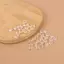 PNPIA- 40 Chiếc Thẻ Màu Thủy Tinh Đầu Trong Suốt Vòng Hiển Thị Gel Ba Lan Thiết Kế Móng Tay Bảng Màu Đầu Thẻ Phong Cách Hàn Quốc Dụng Cụ Làm Móng Tay
