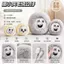 Spike Price Fun Trứng Tuyệt vọng Little Yolk Đồ chơi sang trọng Hát sáng tạo Đồ chơi giải nén búp bê trứng nhảy múa Đồ chơi tương tác giữa cha mẹ và con cái Trừu tượng Học cách nói Quà tặng búp bê trứng rung * - & *