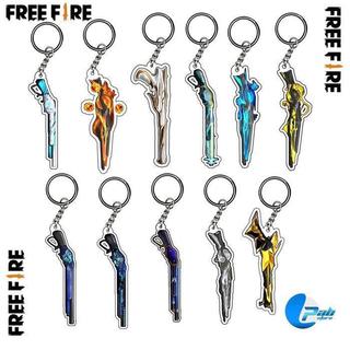 Free Fire - Gantungan Kunci Senjata Berwarna-warni untuk Penggemar Game Free Fire | gantung kunci free fire