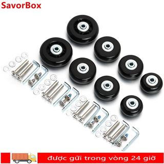 SAVORBOX 57-59MM Phụ tùng vali Trục trượt Im lặng Thay thế bánh sửa chữa