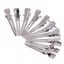 Flgo 10 Chiếc Tự Làm Phụ Kiện Tóc Kẹp Tóc Phụ Kiện Miệng Phẳng Vuông Kẹp Từ Mỏ Vịt Kẹp Handmade Hợp Kim Chất Liệu