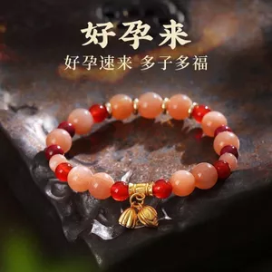 Mang Thai Tốt Đến Mặt Trời Đá Đỏ Ma Vòng Tay Cầu Xin Cho Con Trai Vòng Tay Hạnh Phúc Hơn Vòng Tay 6.23