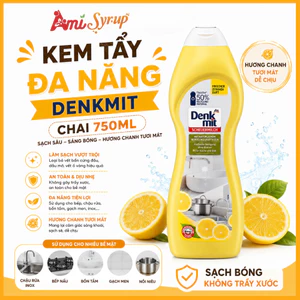 Kem Tẩy Đa Năng Denkmit Chai 750ml - Sạch Bong Mà Vẫn Dịu Nhẹ