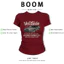 BOOM Áo Baby Tee Nữ Cotton Ôm Body-Áo Thun Ngắn Tay Y2K In Hình PhongCách Mùa Hè, Cổ Tròn Hàng Đầucách hàn quốc phong393