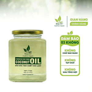 Dầu Dừa Tinh Khiết Lên Men Tách Lạnh Viet Healthy Lọ 500ml