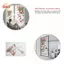 1 Decal dán cửa sổ hình bướm hoa hồng hồng có thể tháo rời để trang trí kính treo tường phòng khách phòng ngủ [VN]