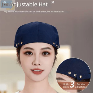 Mũ Dịch Vụ JVSUB, Mũ Nồi Thoáng Khí Chống Dầu, Sáng Tạo Thoải Mái Vải Nam Đầu Bếp Nhà Hàng BBQ Nhà Bếp