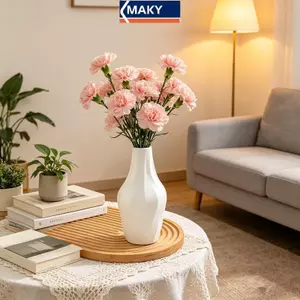 MAKY Nhựa Thanh Lịch Giả Bình Gốm Trang Trí Nhà Cửa Hiện Đại Lâu Dài Trang Trí Thủ Công Cho Bàn Cà Phê Đồ Trang Trí VN