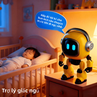[PHIÊN BẢN NÂNG CẤP] Robot Al Tương Tác Thật Với Trẻ Em - Rèn Luyện Tư Duy Cho Bé - Phản Xa Nhanh Nhẹn