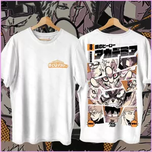 My Hero Academia áo thun mềm mại thoải mái mùa hè Áo thun ngắn tay Anime