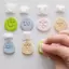 8 Cái Bộ khuôn tem đất sét Polymer mặt hoạt hình khác nhau Mini chống gỉ để làm mặt dây chuyền trang sức thủ công [VN]