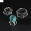 ZENZON Display Stand Volley Ball Trang trí máy tính để bàn Acrylic Giá đỡ hình cầu thủy tinh trong suốt