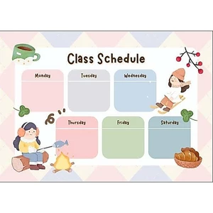 10+ mẫu Bảng Thời Khóa biểu khổ A3 ngộ nghĩnh cho bé yêu thêm việc học, chủ động tự giác in trên giấy dày định lượng 200
