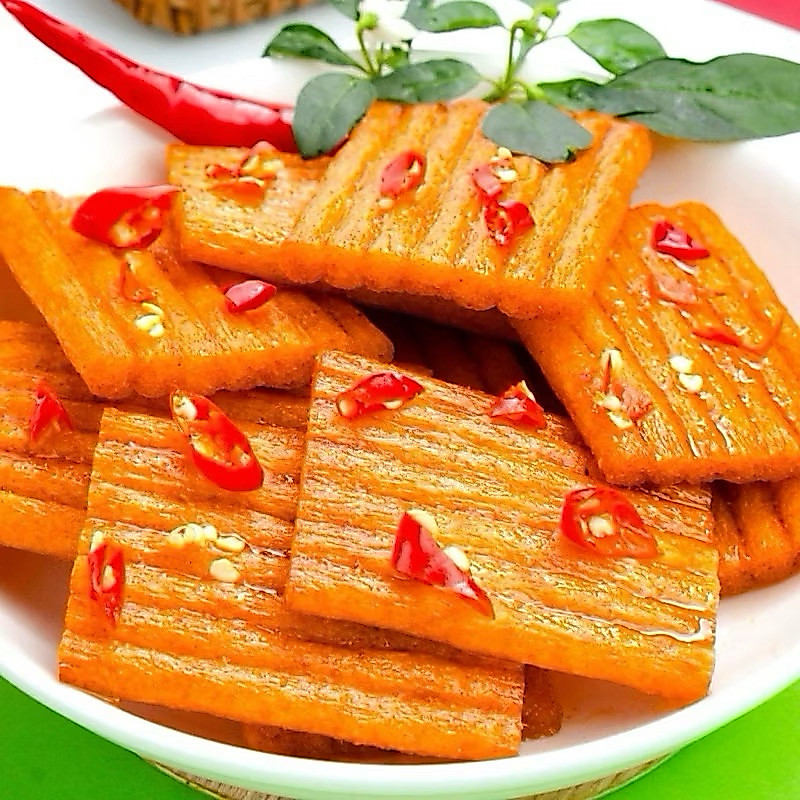Combo 60 gói Snack Sườn Dê Nướng Hằng Đại, Pò Miếng Hằng Đại Mini, Đồ Ăn Vặt Cổng Trường Tuổi Thơ Siêu Cay Siêu Hot