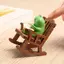 Nhựa Ếch Mini Phong Cách Nhật Bản Ghế Xoay Hình Dễ Thương Cho Phòng Văn Phòng Tại Nhà Trang Trí Bảng Điều Khiển Ô Tô [VN]