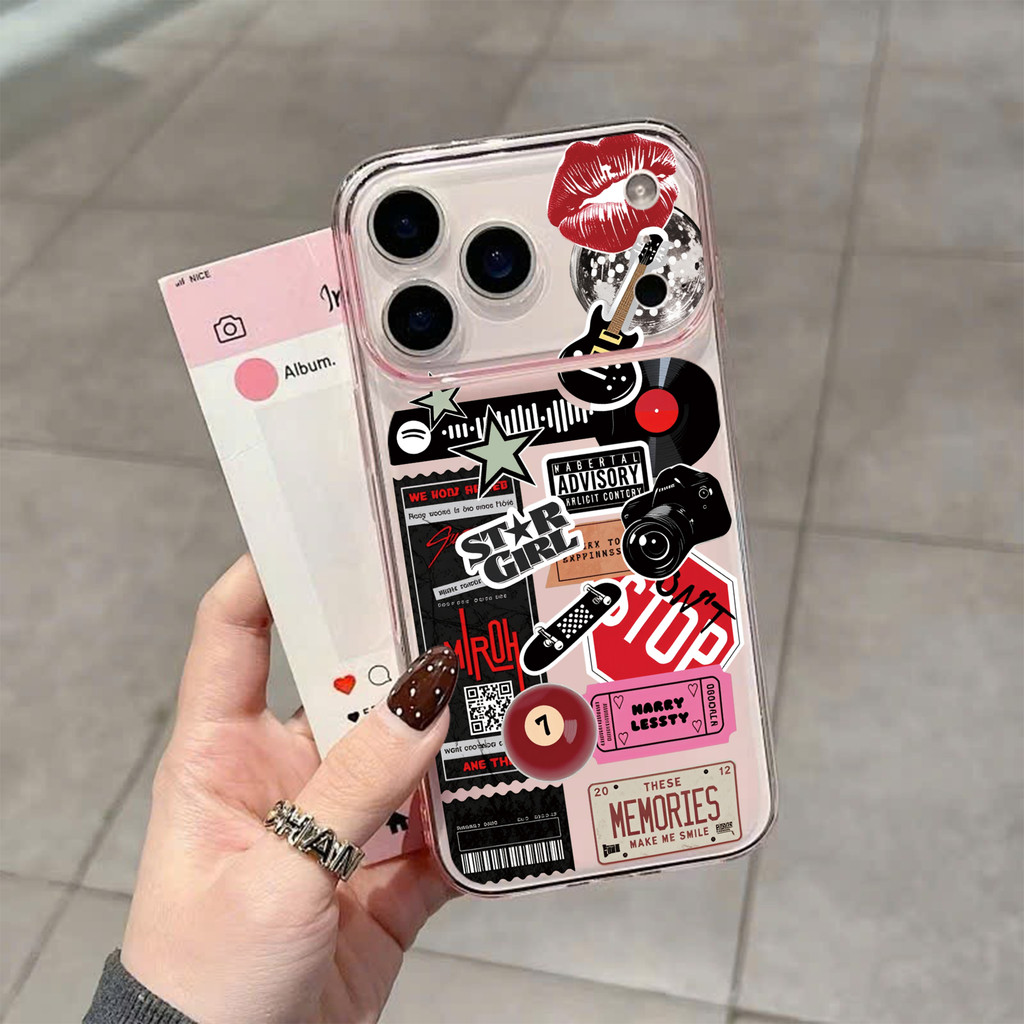 TPU Corning chống trượt vỏ lưng giữ máy chắc chắn khi sử dụng iPhone 11 tới 17 Pro Max